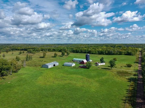 Farm with Fenced Pastures