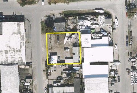 Fenced Industrial Land