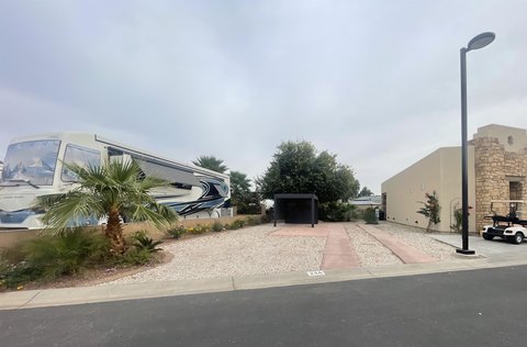 RV Site with Solar Pergola