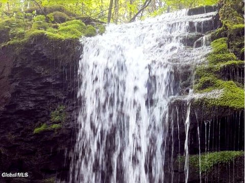 Land with Natural Waterfall