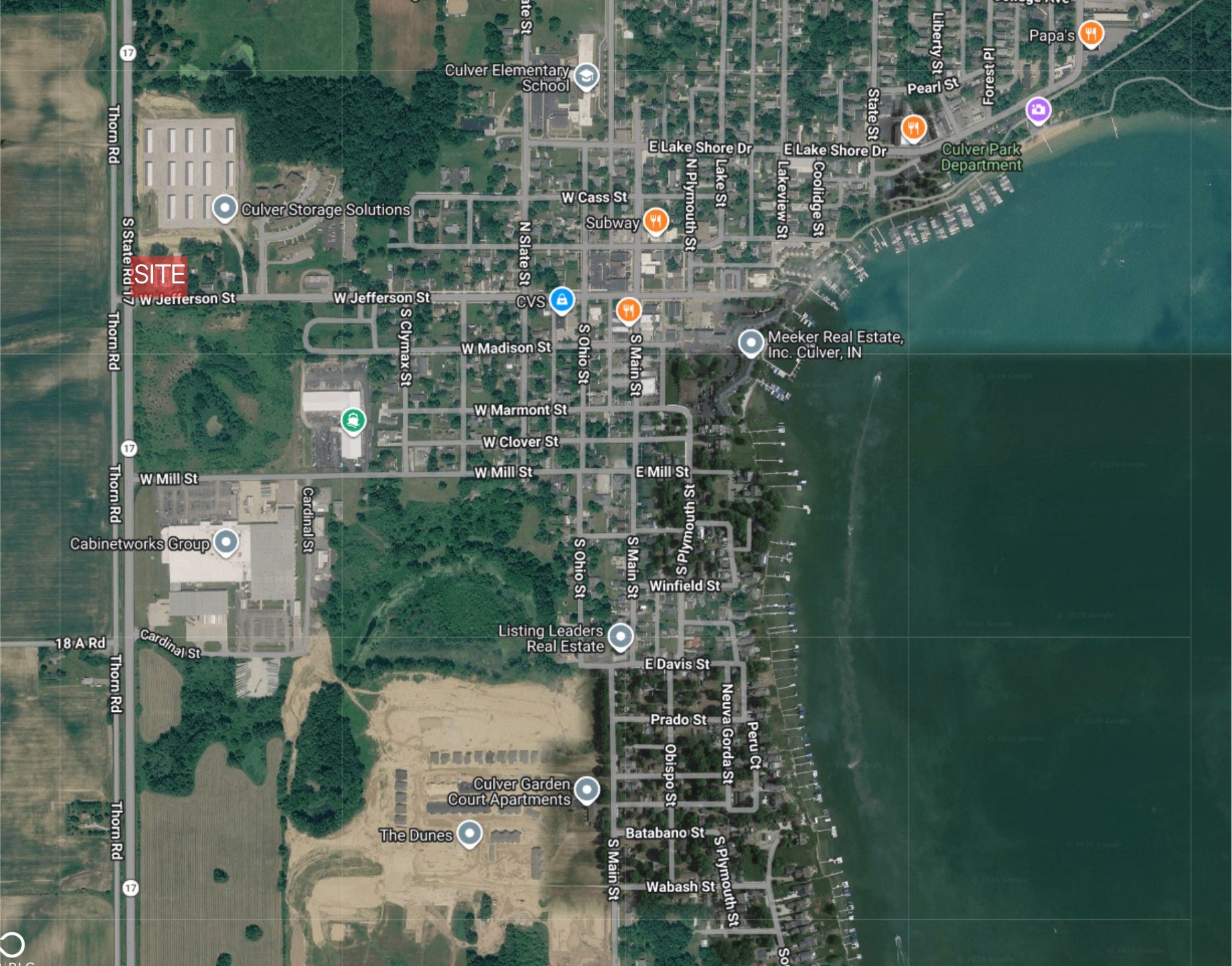 Commercial Land in Culver, Indiana