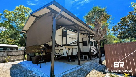 RV Lot with 43-Foot Fifth-Wheel
