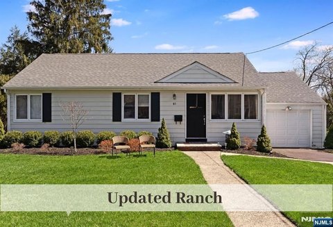 Updated Ranch in Glen Rock