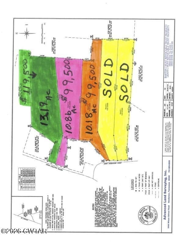 Medon, TN Land For Sale
