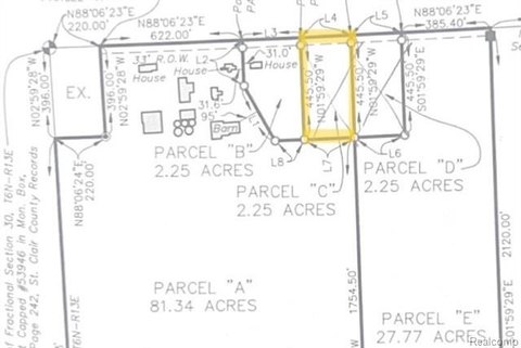 2.5 Acre Parcel on Almont