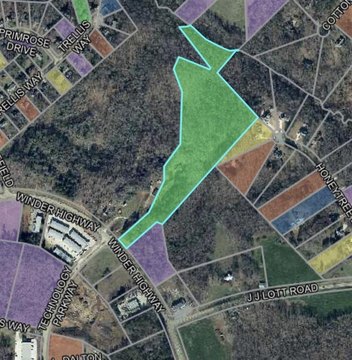 Versatile Land Near Road Atlanta
