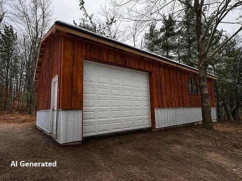 Land with Storage Building
