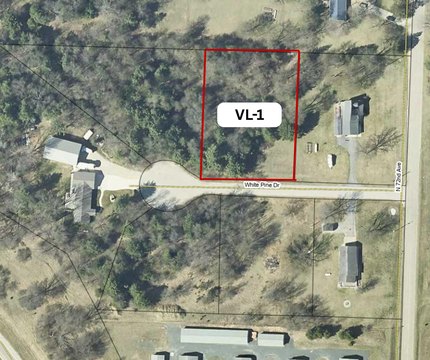 One-Acre Wooded Lot in Hart