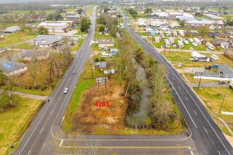 Cleared Corner Lot in Gray