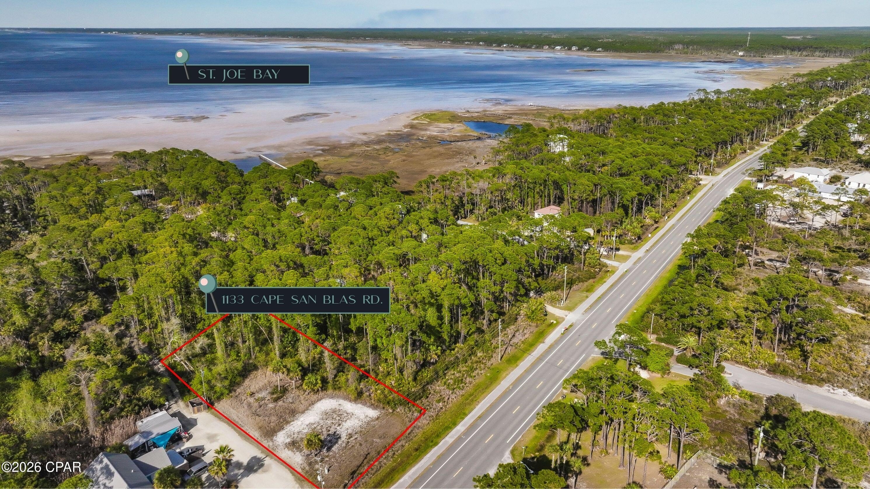 Cape San Blas Bayside Lot