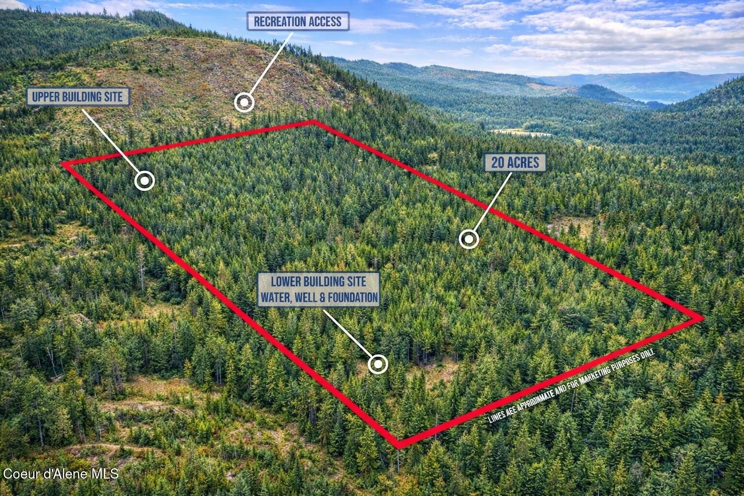 Versatile 20-Acre North Idaho Land