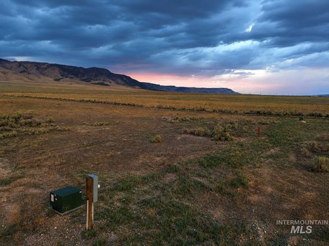 Agricultural Farmland with Mountain Views