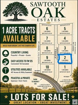 One-Acre Residential Homesites