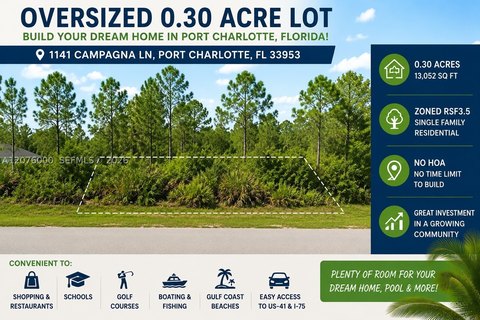 Land, Port Charlotte, FL