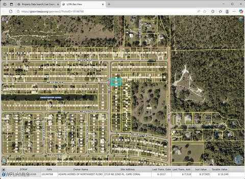 Commercial Lot in Cape Coral