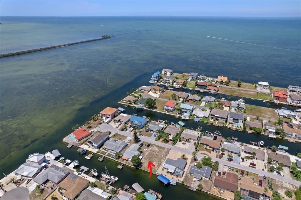 Waterfront Canal Lot with Seawall