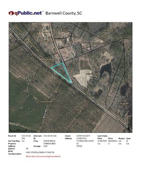 Vacant Land in Barnwell, SC
