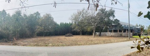 Cleared Land in Coastal Neighborhood