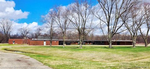 School Building with Gymnasium