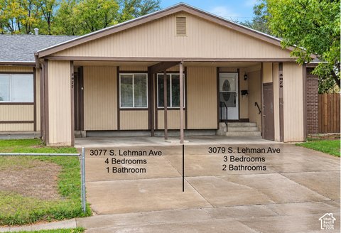 Two-Unit Duplex with In-Unit Laundry