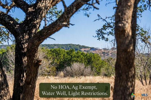Burnet County Land with Well