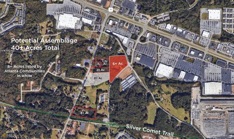 Commercial Land Assemblage with Corner Frontage