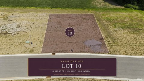 LOTS AND LAND, Leo, IN