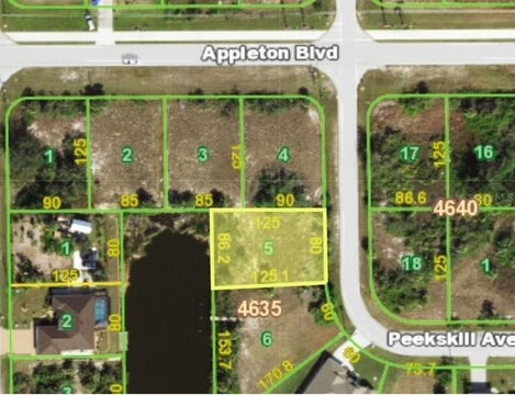 Waterfront Canal Lot for Custom Build