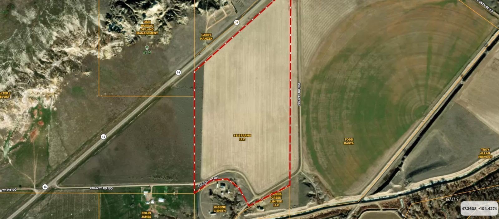 61.54 Acres of Farmland