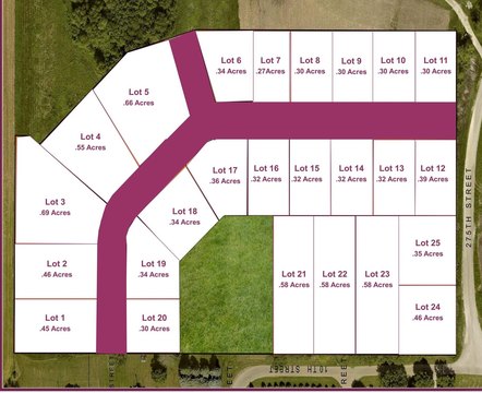 Residential Land in Quasqueton, Iowa