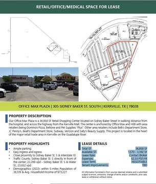 Retail Space in Office Max Plaza
