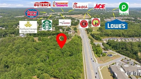 Commercial Land Along Mixed-Use Corridor