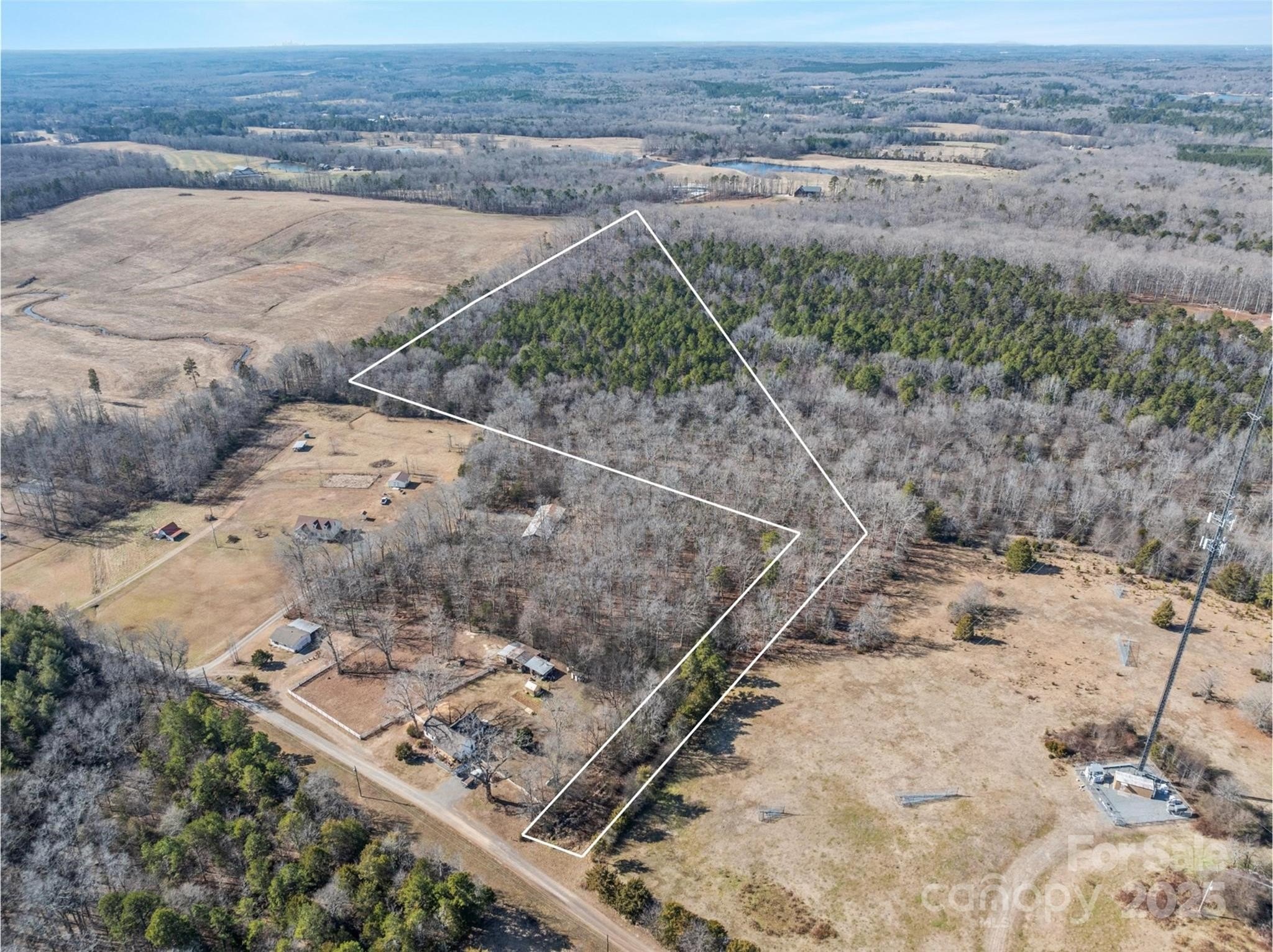 Secluded Acreage in Mount Pleasant