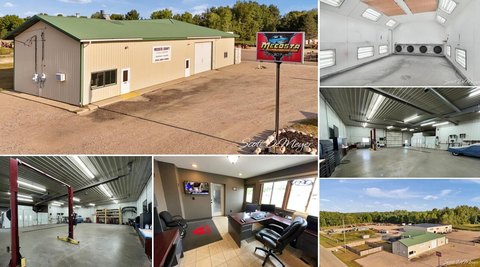 Auto Body Shop with Paint Booth