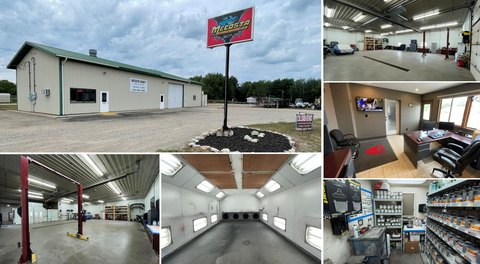 Auto Body Shop with Paint Booth