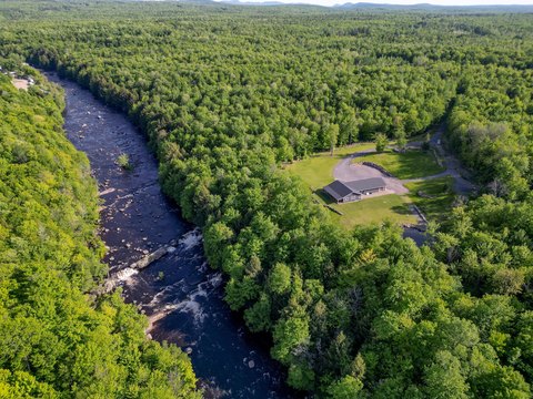 Adirondack Mountain Compound with River Access