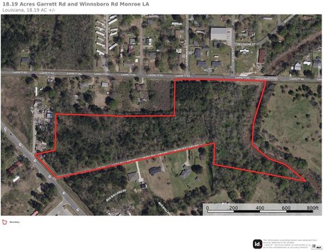 Commercial Land Tract with Multi-Road Frontage
