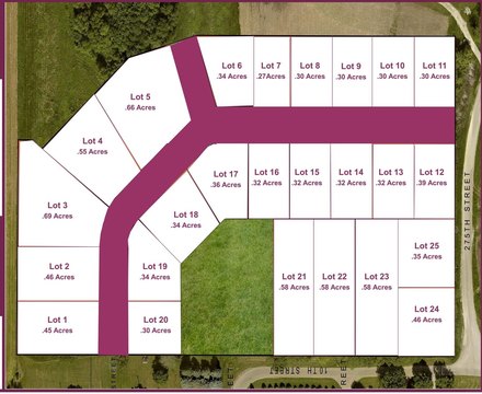 Residential Land in Quasqueton, Iowa