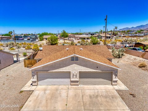 Duplex with Two 2-Car Garages