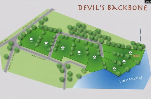 Lake Murray Waterfront Home Site