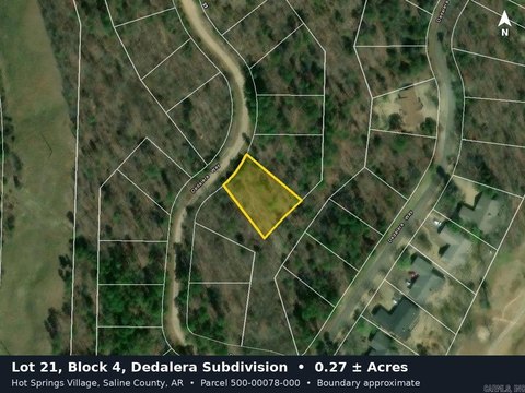 Vacant Land, Hot Springs Village, AR