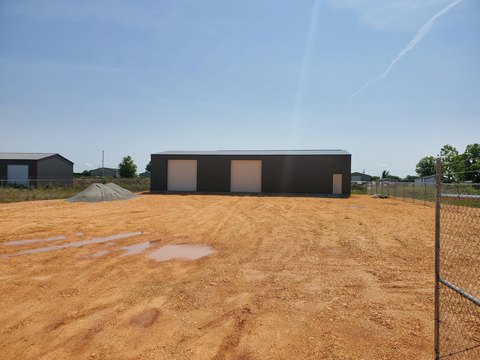 New Construction Metal Building in Grove