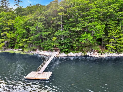 Maine Waterfront Land with Dock