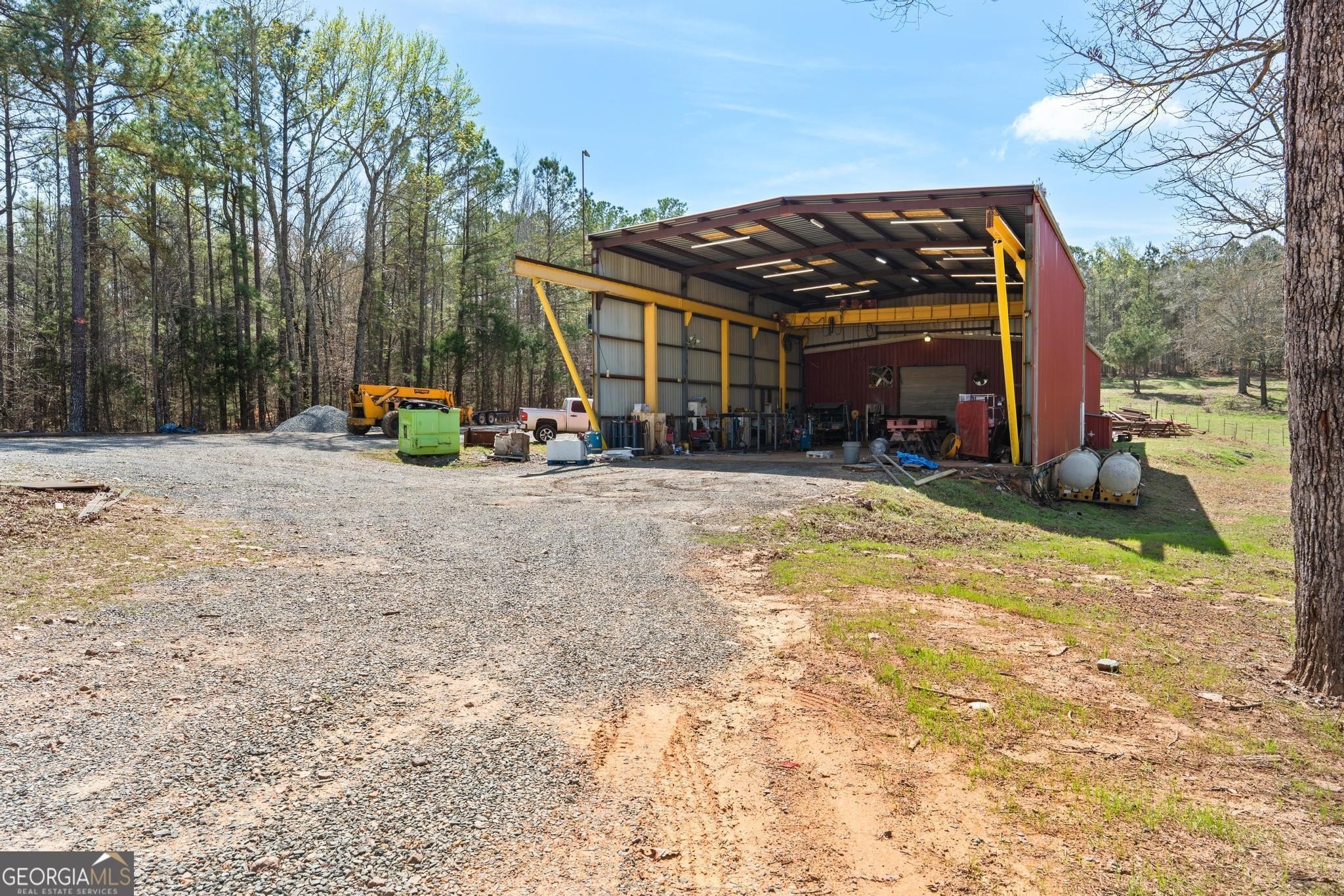 Thomaston Industrial Shop with Cranes