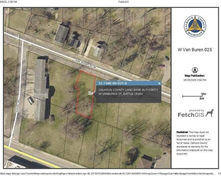 Battle Creek Buildable Vacant Lot