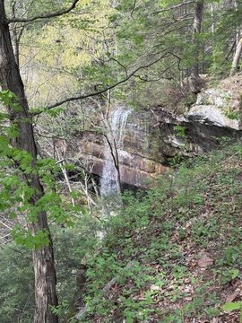 Land with Waterfall Near Sparta