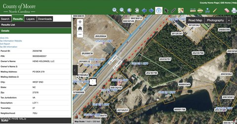 Vass, NC Commercial Land