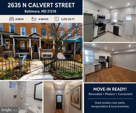 Renovated Multifamily Property in Baltimore