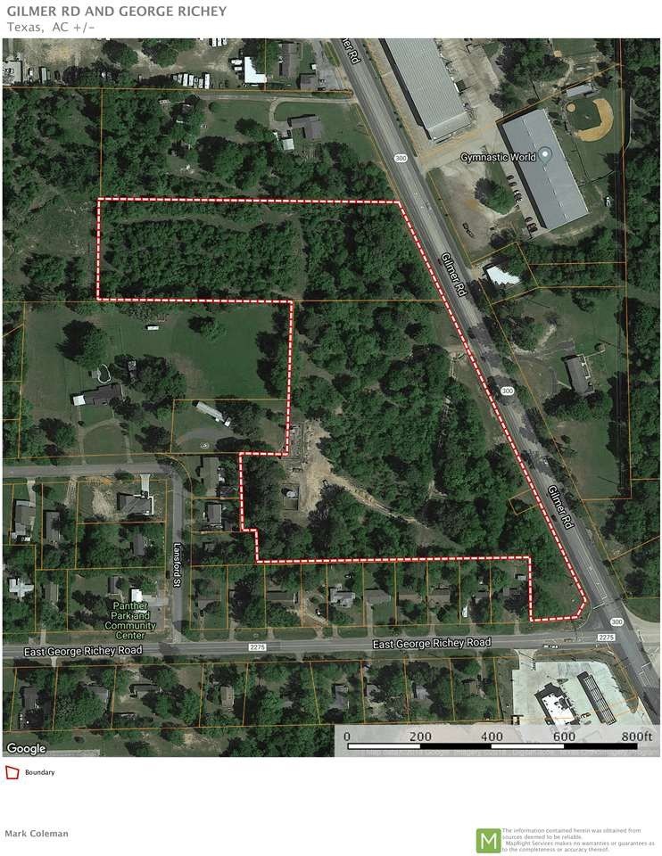 Corner Lot on Gilmer Road