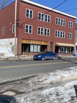 Mixed-Use Building with Storefronts